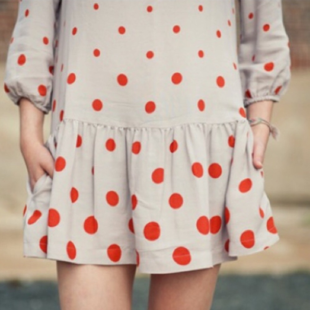Anthropologie Drop Waist Dress